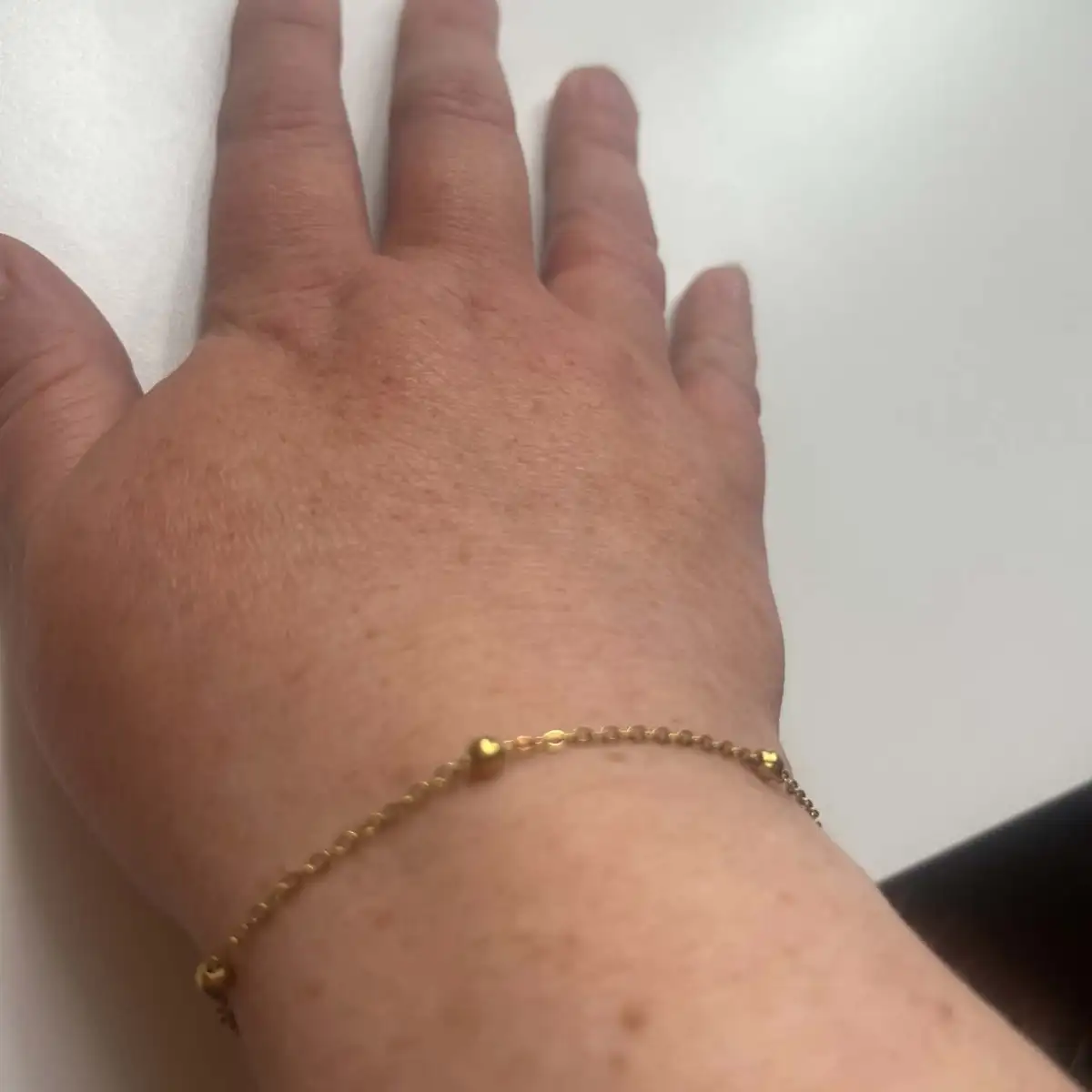 bracelet perle or