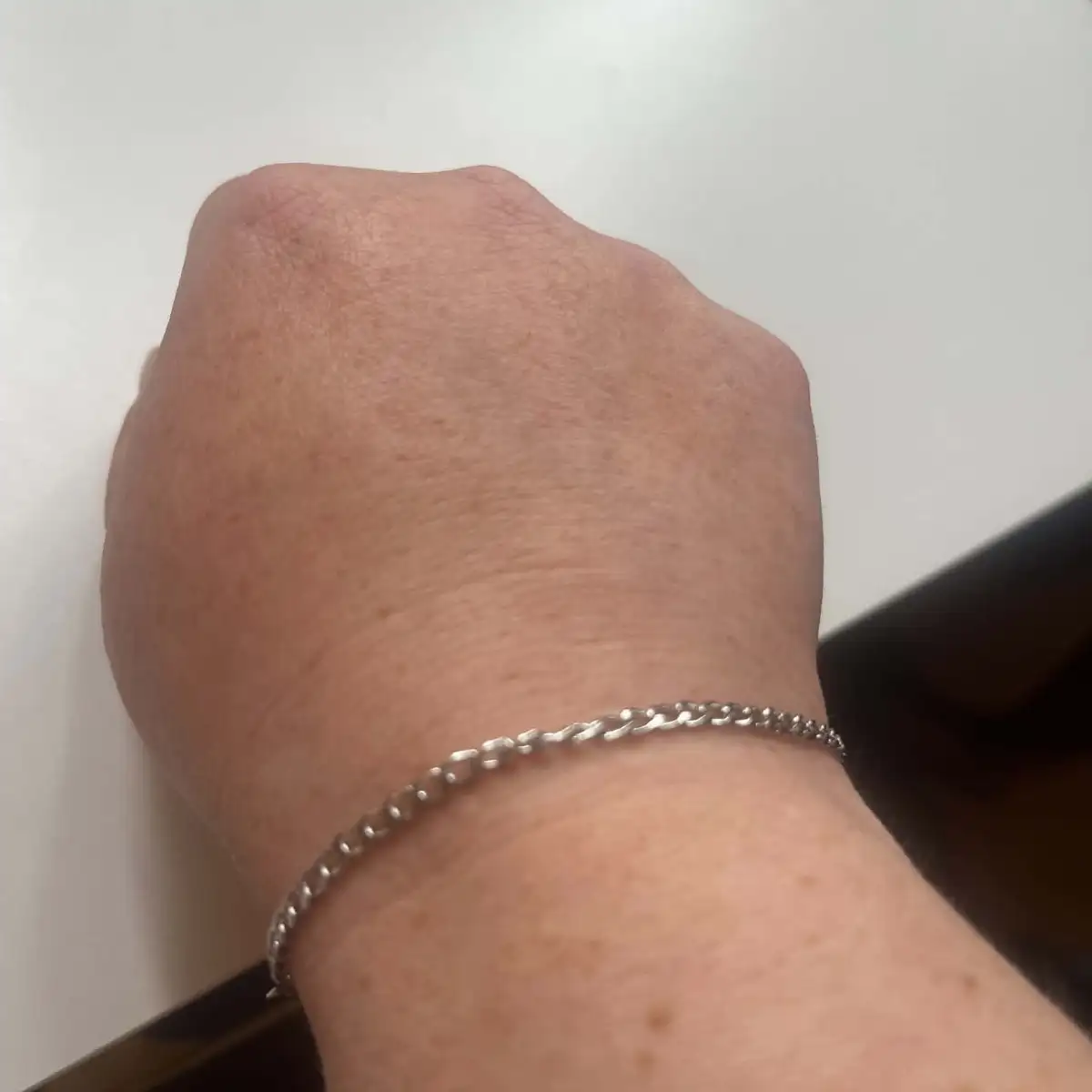 bracelet chaine argent
