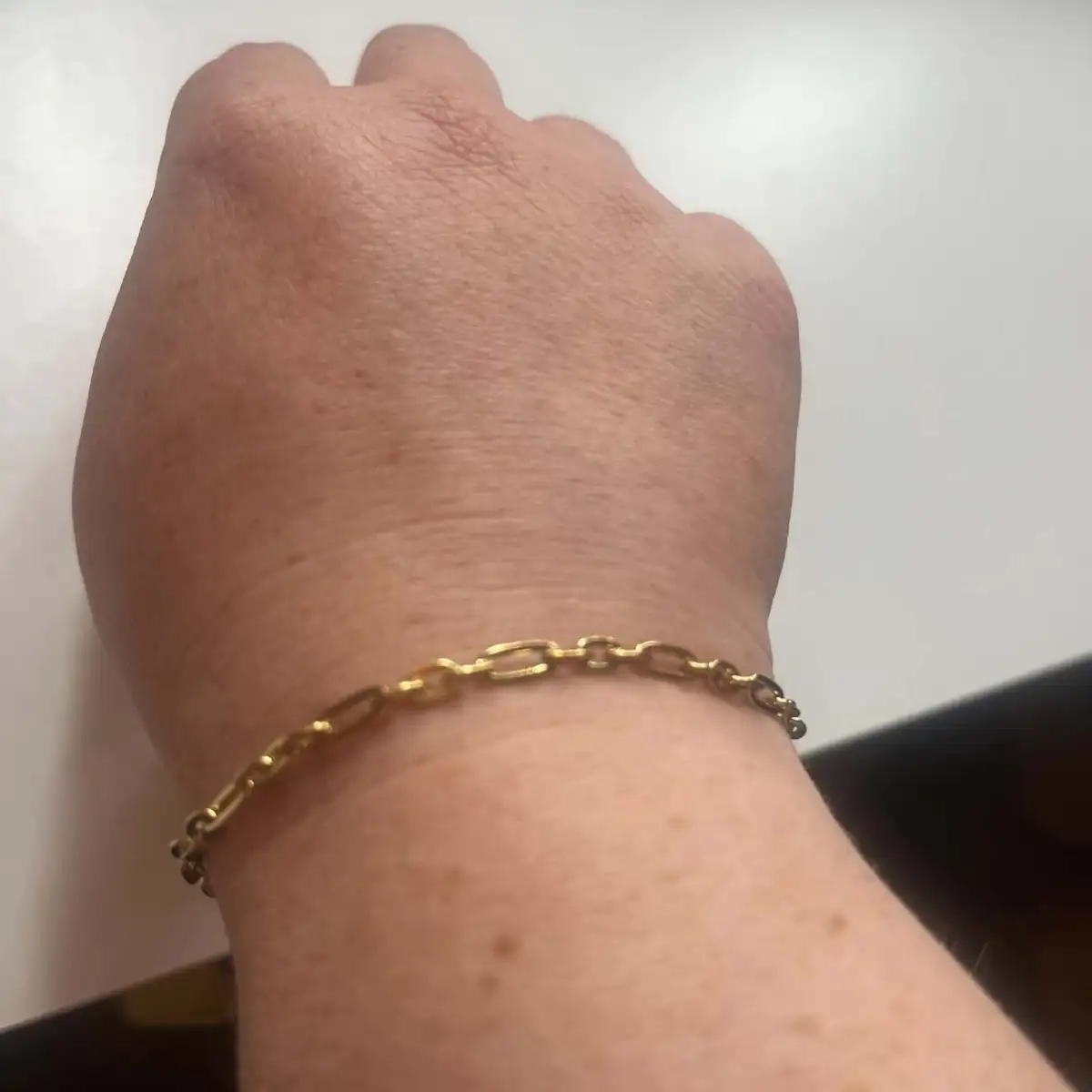 bracelet petit rectangle or