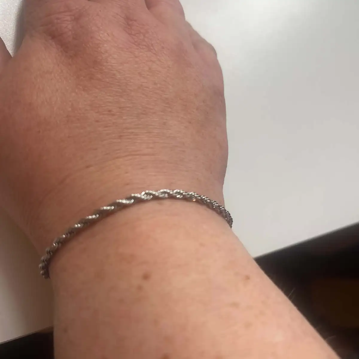 bracelet torsader argent