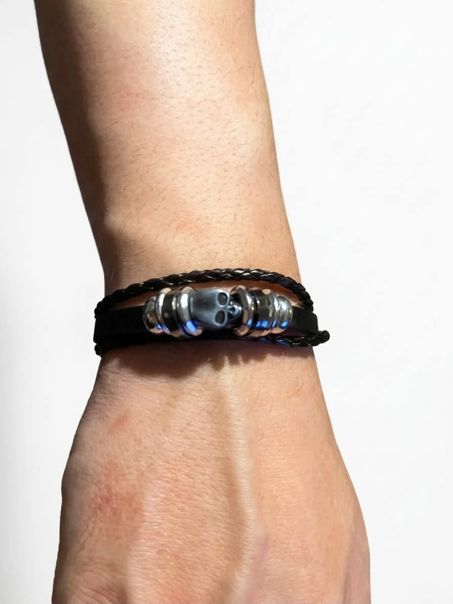 bracelet tete de mort