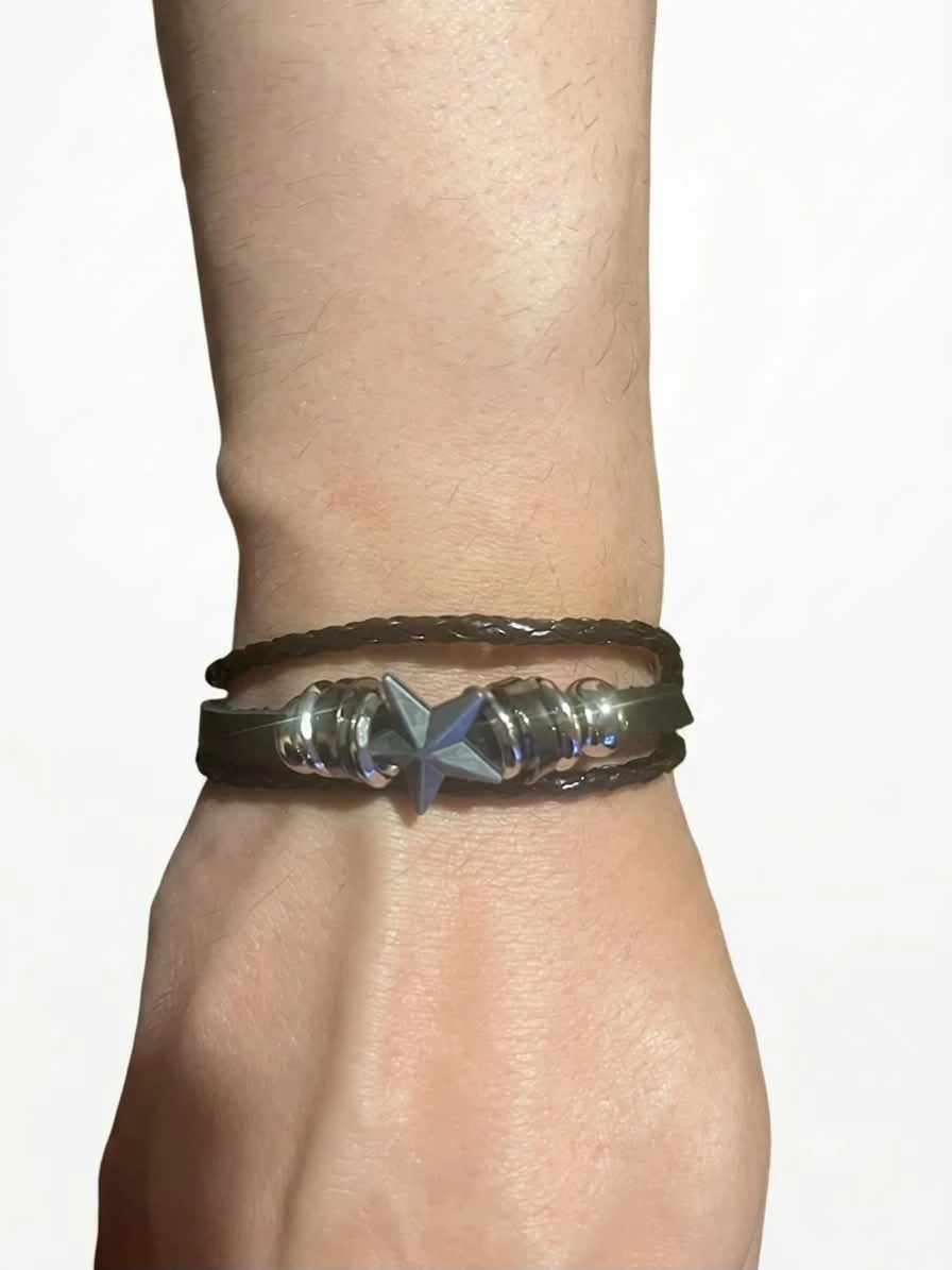 bracelet etoile homme